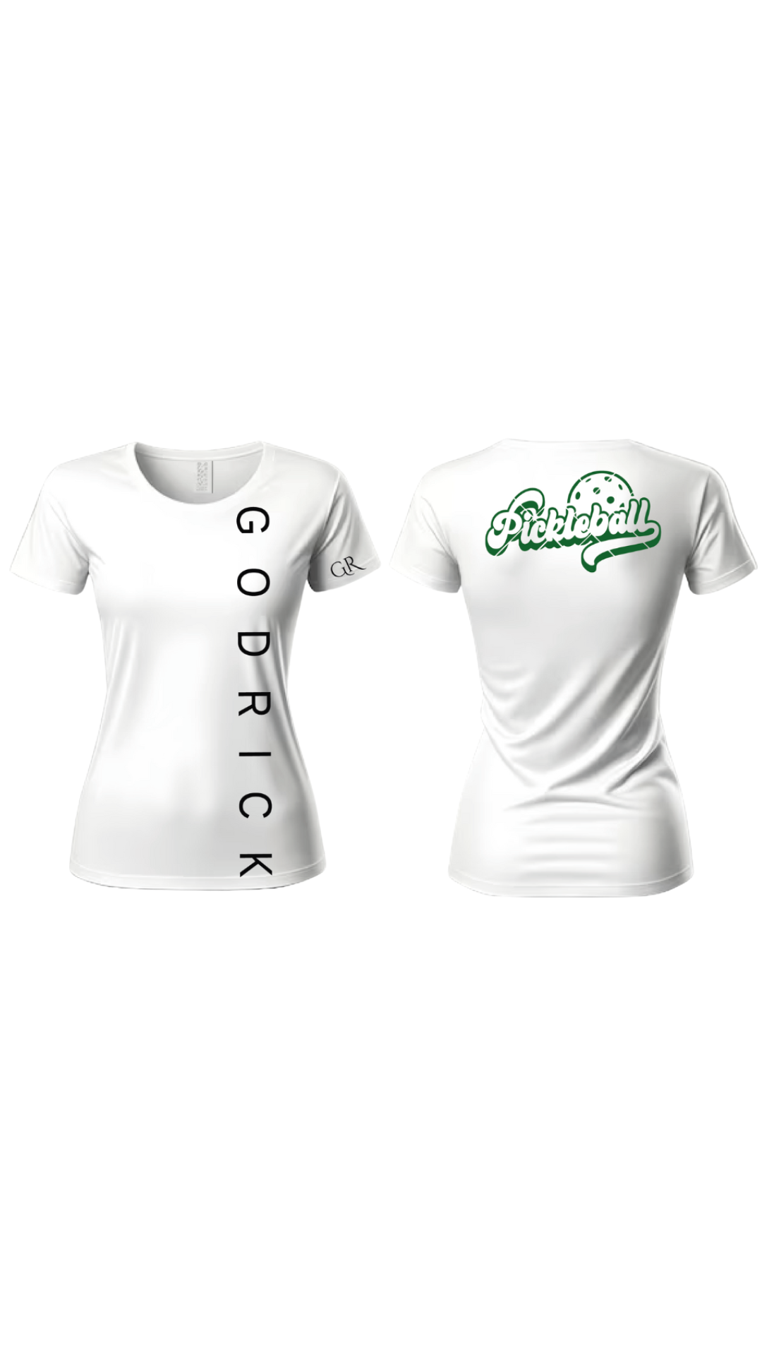 Camiseta Blanca Godrick Pickelball Mujer