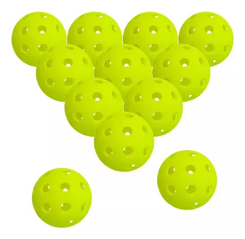 Bolas De Pickleball Para Exteriores Con Agujeros